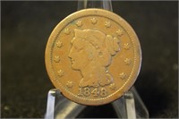 1848 Large Cent Coin