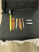 Pair Of  U.s. Marked Pen Knives And Pair Of