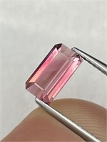 Natural Peach Pink Tourmaline { Flawless-VVS }