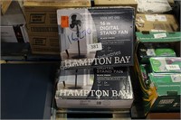 2- hampton bay 16” stand fans