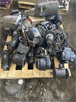 Alternators,Motors,Grinder & Starts on Pallet