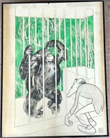 Illustration by Al Hirschfeld for Humorist Sid