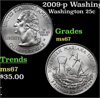 2009-p Washington DC Washington Quarter 25c Grades