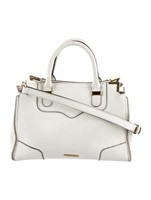 Rebecca Minkoff White Leather Handle Bag