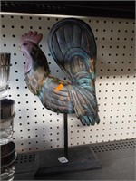 Wooden Chicken on Stand