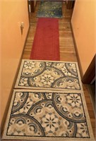 4 scatter rugs