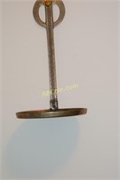 Brass & Wood Asian Foyer Grouping - Candle Stick;