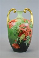 Jean Pouyat Limoges Porcelain Vase