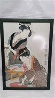 Japanese art framed