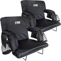 BRAWNTIDE Stadium Seat with Back Support - 2 Pack,