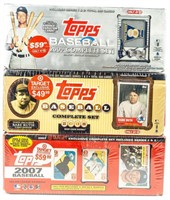 Lot Of 3 Complete Sets Topps MLB Cards 07, 08, 09