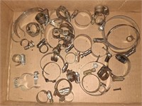 Hose Clamps, Various Sizes