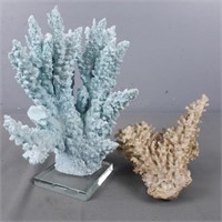 Lot Of 2 Coral Decor