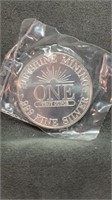 1982 999 Fine Silver Sunshine Mining Bullion Coin