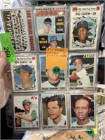LOT OF 1970 TOPPS BASEBALL CARDS ROD CAREW ROOKIE+