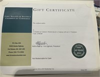 Certificate for Membership up to 5 employees