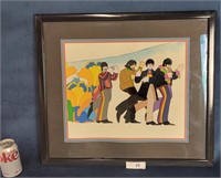 Beatles Yellow Submarine animation cel