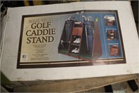 Solid Wood Golf Caddy Stand