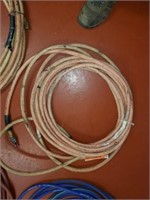 SECTION RED AIR HOSE- FADED W/ FITTINGS