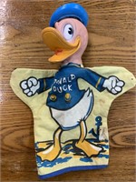 VINTAGE DISNEY DONALD DUCK HAND PUPPET