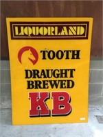 Liquorland Tooth KB perspex sign approx