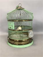 Vintage Bird Cage in Green