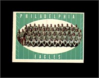 1961 Topps #103 Philladelphia Eagles TC EX-MT+