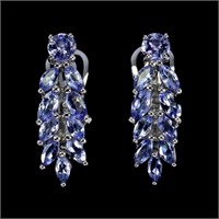 Natural Tanzanite Earrings