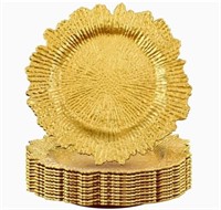 $40 Gold Charger Plates 13" pack of 10