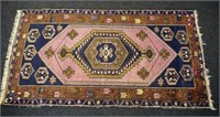 Vintage Turkish woollen rug