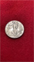 1942 WALKING LIBERTY SILVER HALF DOLLAR