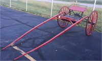 Restored horse road cart