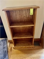 Solid Oak Small Shelf / Bookcase