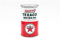 TEXACO IMPROVED MOTOR OIL IMP QT CAN