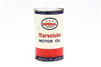 IMPERIAL THREE STAR MARVELUBE MOTOR OIL IMP QT CAN