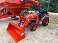 2021 Kubota B2601 HSD Tractor and LA435 Loader