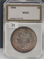 1896 Morgan Silver Dollar