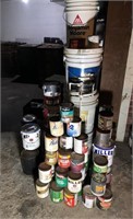 Lot of Paint Cans