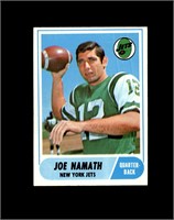 1968 Topps #65 Joe Namath EX to EX-MT+