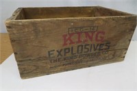 Primitive Wooden Dynamite Box 18"L x 8 1/2"T