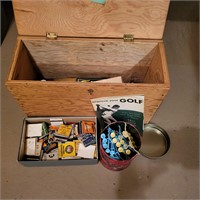 G310 Golf balls Tees and Match book collection