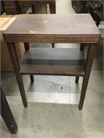 Old Wood End Table