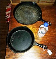 Wagner and # 6 Cast Iron Skillets
