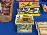 FOUR BOXES OF MODEL AIRPLANES