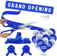 Grand Opening Blue Ribbon Kit - 25 Scissors