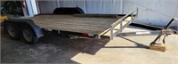 6' X 16' DOVETAIL DUAL AXLE CAR HAULER TRAILER