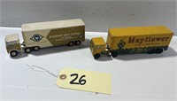 (2) VINTAGE SEMI TRUCKS