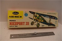 Guillows Nieuport 28 Balsa Wood Fighter Model Kit