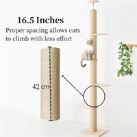 Felivecal Modern Four-Layer Cat Tree from Floor