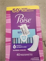 Poise Ultra Thin Incontinence Pads & Postpartum